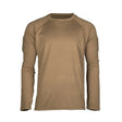 Mil-Tec - Tactical Quick Dry Langærmet T-Shirt // Dark Coyote-1-XtraGrej