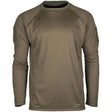 Mil-Tec - Tactical Quick Dry Langærmet T-Shirt // Olivengrøn-1-XtraGrej