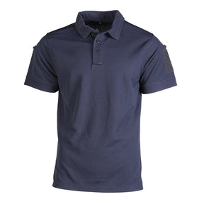 Mil-Tec - Tactical Quickdry Herre Polo T-shirt // Mørkeblå-1-XtraGrej