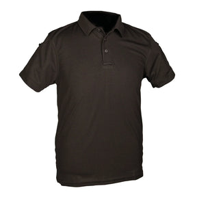 Mil-Tec - Tactical Quickdry Herre Polo T-shirt // Sort-1-XtraGrej