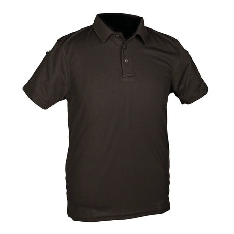 Mil-Tec - Tactical Quickdry Herre Polo T-shirt // Sort-2-XtraGrej