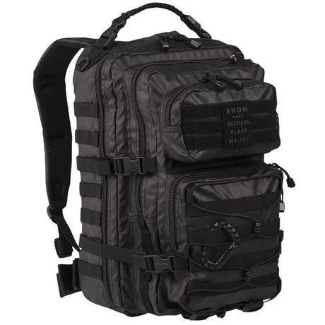 Mil-Tec - US Assault Pack Large Camo 36L // Tactical Black-1-XtraGrej