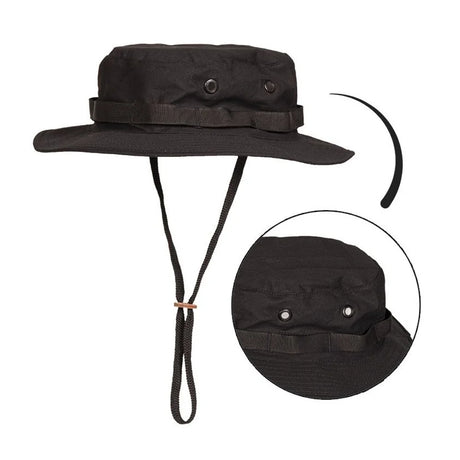 Mil-Tec - US Boonie Hat // Sort-2-XtraGrej