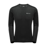 Montane - Dart Langærmet T-shirt Sort-1-XtraGrej