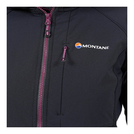 Montane - Krypton Dame Softshell Hoodie // Sort-5-XtraGrej