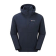 Montane - Krypton Herre Softshell Hoodie // Eclipse Blue-1-XtraGrej