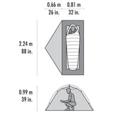 MSR - Hubba Hubba LT 1-Personers Telt // Olive Night-12-XtraGrej