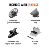 N-ear - 360 Flexo Dynamic™ Dual Radio Øresnegl // Klar-5-XtraGrej