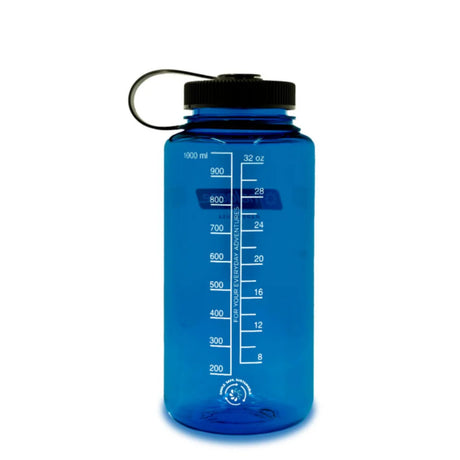 Nalgene - Wide Mouth Sustain Drikkeflaske 1L // Blå-2-XtraGrej
