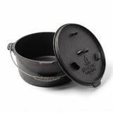 Nordic Bushcraft - 12L Dutch Oven Støbejernsgryde-2-XtraGrej