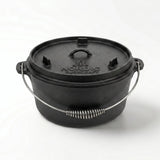 Nordic Bushcraft - 16L Dutch Oven Støbejernsgryde-1-XtraGrej
