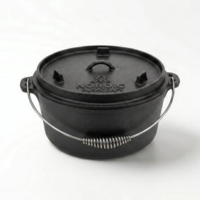 Nordic Bushcraft - 16L Dutch Oven Støbejernsgryde-1-XtraGrej