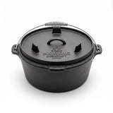 Nordic Bushcraft - 6L Dutch Oven Støbejernsgryde-1-XtraGrej