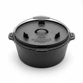 Nordic Bushcraft - 6L Dutch Oven Støbejernsgryde-1-XtraGrej
