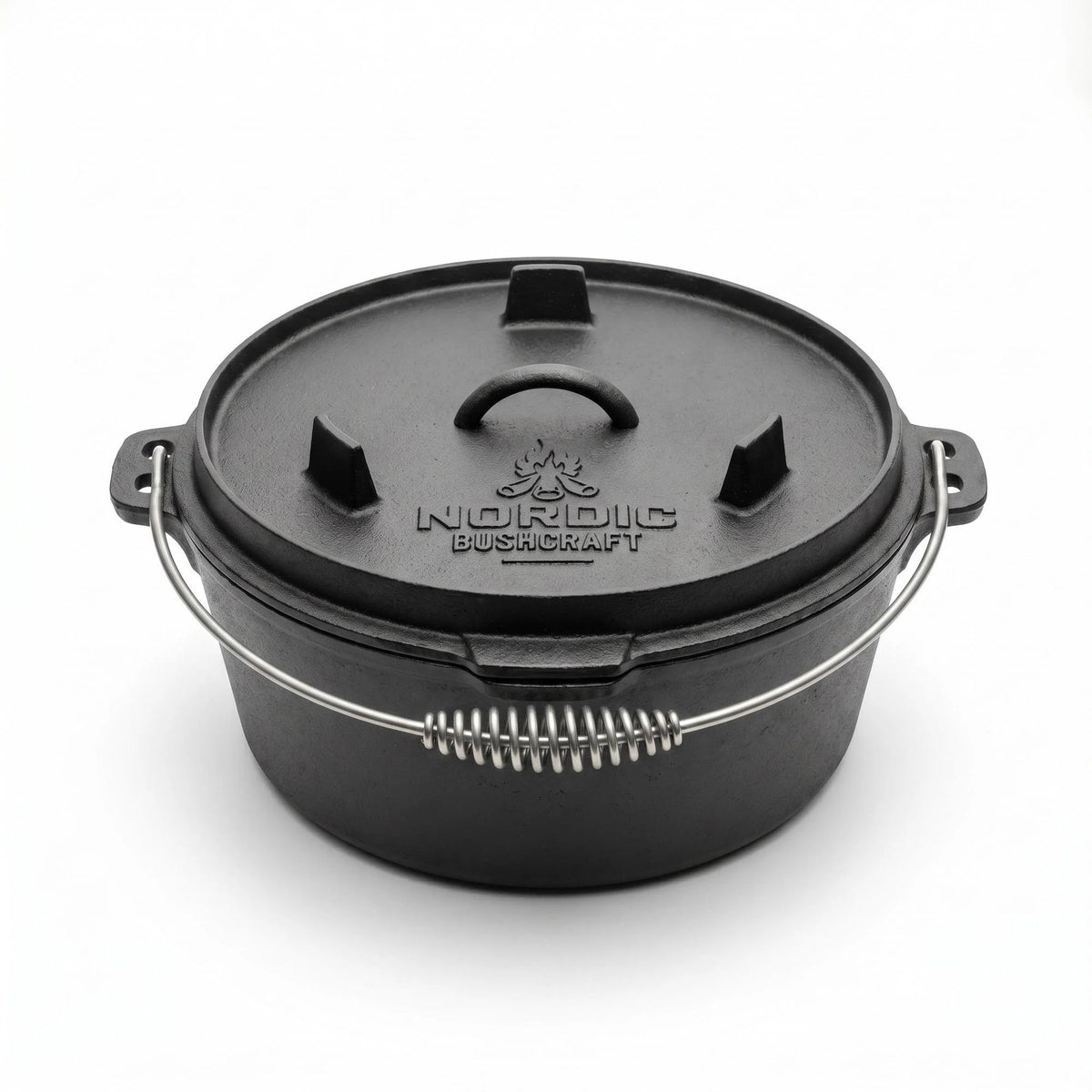 Nordic Bushcraft - 9L Dutch Oven Støbejernsgryde-1-XtraGrej