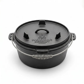 Nordic Bushcraft - 9L Dutch Oven Støbejernsgryde-1-XtraGrej