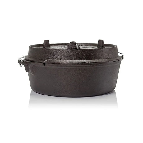 Petromax - Dutch Oven ft12 Fladbundet Støbejernsgryde 10,8L-1-XtraGrej