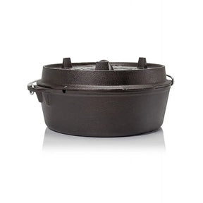 Petromax - Dutch Oven ft6 Fladbundet Støbejernsgryde 5,5L-1-XtraGrej