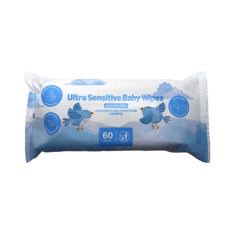 Readybox - Ultrasensitive Vådservietter (60 servietter per pakke)-1-XtraGrej