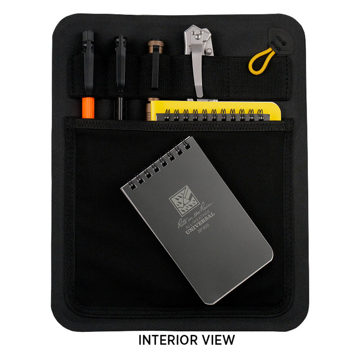 Rite In The Rain - Monsoon Rapid // Large Utility Bag 9x11 Black Expandable-2-XtraGrej