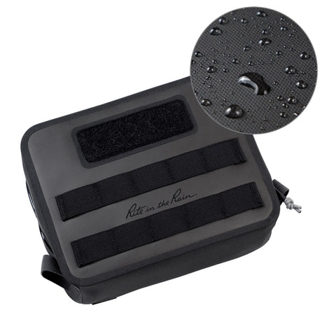 Rite In The Rain - Monsoon Rapid // Medium Utility Bag 7X9 Black W/Velcro-1-XtraGrej