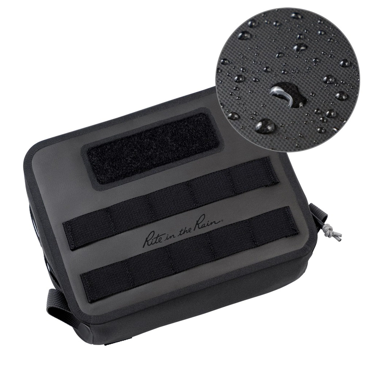 Rite In The Rain - Monsoon Rapid // Medium Utility Bag 7X9 Black W/Velcro-1-XtraGrej