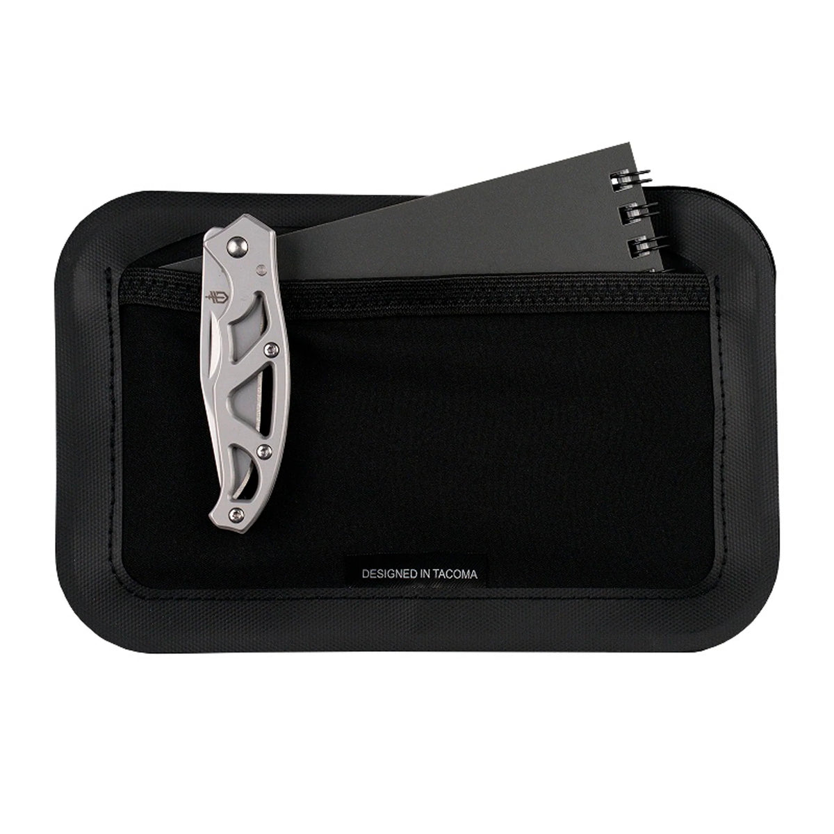 Rite In The Rain - Monsoon Rapid // Small Utility Pouch 4.5X7 Black W/Velcro-4-XtraGrej