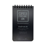Rite In The Rain - Pocket Top Spiral m. GrejFreak.dk Logo 8 x 13 cm // Sort-1-XtraGrej