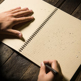 Rite in The Rain - Side Spiral Notebook 22 x 28 cm // Tan-4-XtraGrej