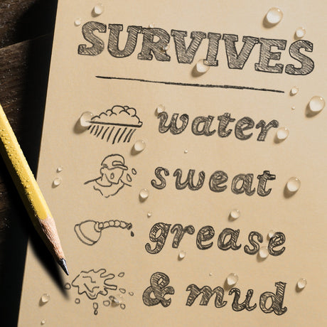 Rite in The Rain - Side Spiral Notebook 22 x 28 cm // Tan-6-XtraGrej
