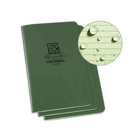 Rite In The Rain - Stapled Notebook (3-pak) // Grøn-1-XtraGrej