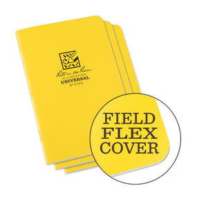 Rite In The Rain - Stapled Notebook (3-pak) // Gul-1-XtraGrej