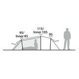 Robens Roamer 3 LW 3-Personer Telt / Lys grøn-6-XtraGrej