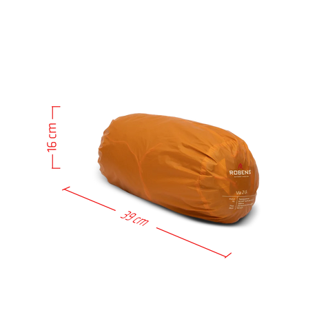 Robens Via 2 UL 2-Personers Telt // Orange-3-XtraGrej