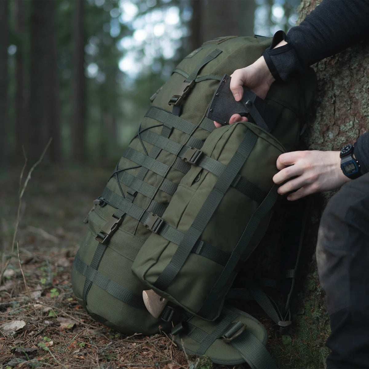 Savotta - Side Pouch 6L // Sort-5-XtraGrej