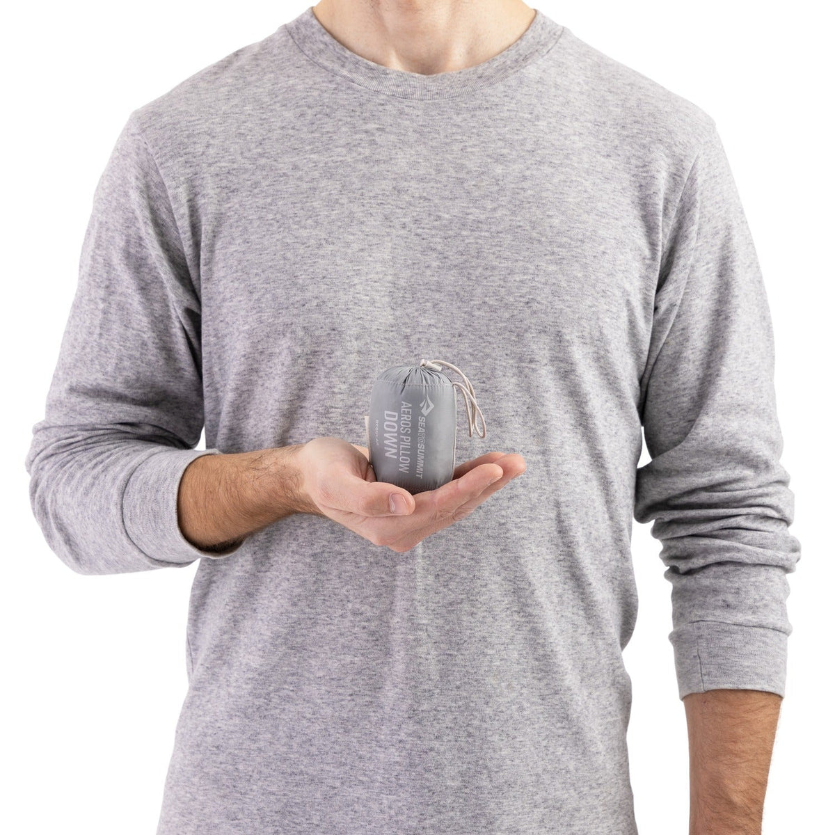 Sea to Summit - Aeros Down Regular Hovedpude // Neutral Gray-6-XtraGrej