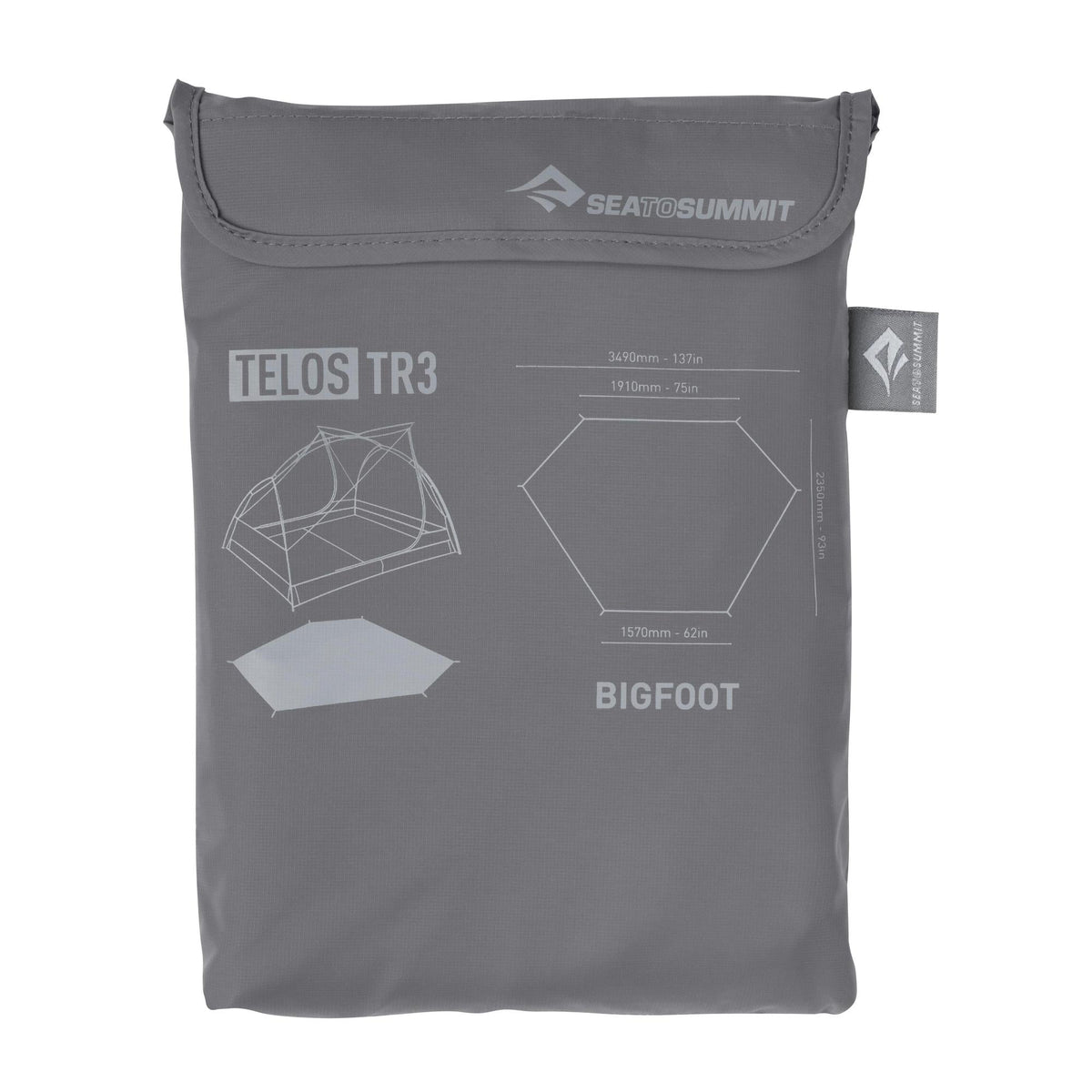 Sea to Summit - Telos TR3 Footprint // Charcoal-3-XtraGrej