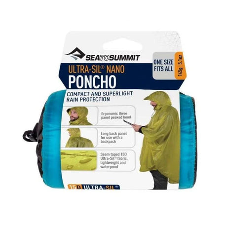 Sea to Summit - Ultra-Sil Nano Poncho // Blå-3-XtraGrej