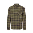 Seeland - Glen Flannel Skjorte // Grape Leaf / Dark Navy Check-1-XtraGrej