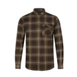 Seeland - Glen Flannel Skjorte // Pine Green Check-1-XtraGrej