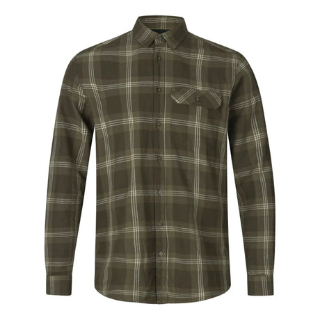 Seeland - Highseat Skjorte // Pine Green Check-1-XtraGrej