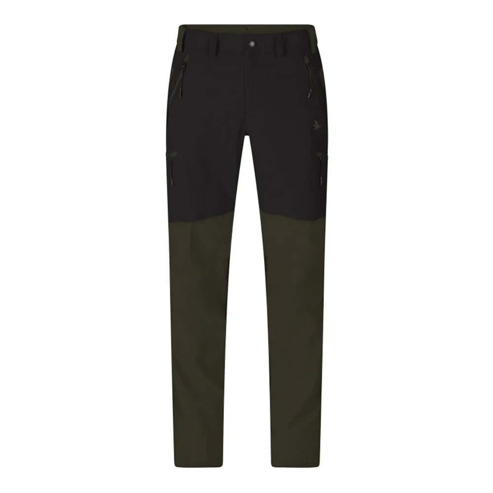 Seeland - Outdoor Stretch Bukser // Grøn / Sort-1-XtraGrej