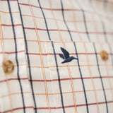 Seeland - Oxford Shooting Skjorte // Classic Blue / Merlot Check-3-XtraGrej