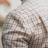 Seeland - Oxford Shooting Skjorte // Classic Blue / Merlot Check-5-XtraGrej