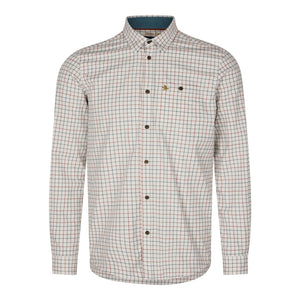 Seeland - Oxford Shooting Skjorte // Grape Leaf / Terracotta Check-1-XtraGrej