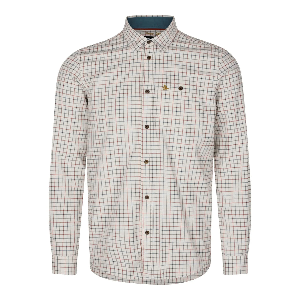 Seeland - Oxford Shooting Skjorte // Grape Leaf / Terracotta Check-1-XtraGrej