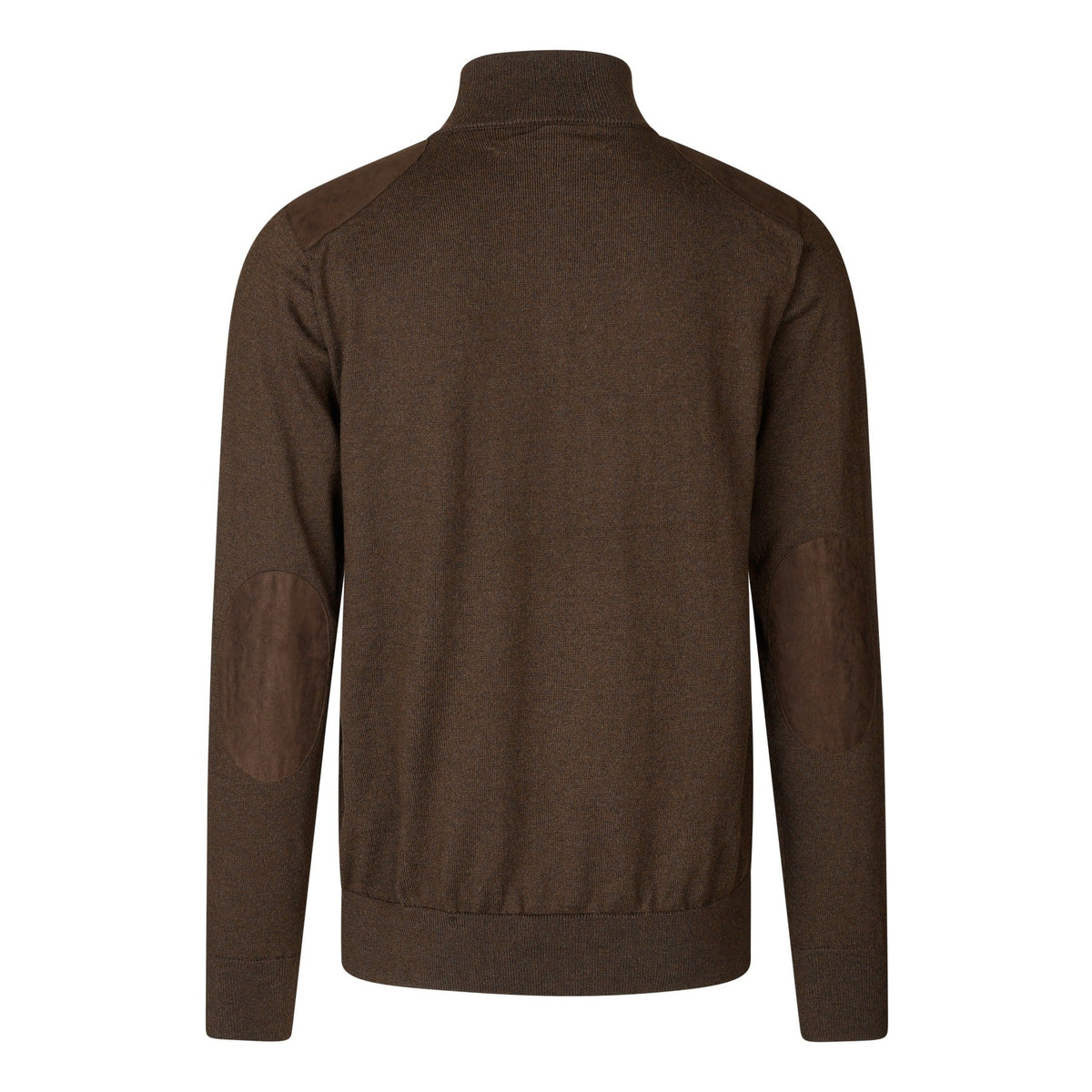 Seeland - Pine Half Zip Sweater // Dark Brown-2-XtraGrej