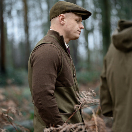 Seeland - Pine Half Zip Sweater // Dark Brown-7-XtraGrej