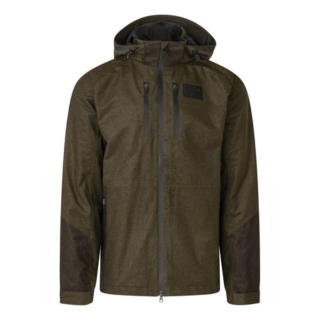 Seeland - Quest Jakke // Pine Green Melange-1-XtraGrej