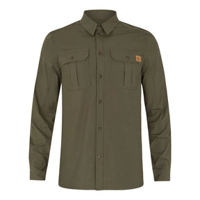 Seeland - Selous L/S Cargo Skjorte // Grape leaf-1-XtraGrej